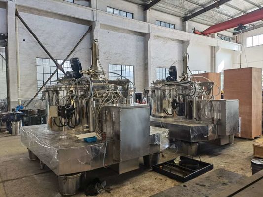 1200rpm η αυτόματη batch υποβάλλει τη μεταλλουργική ξύστρα κατώτατης απαλλαγής 500L για το χωρισμό τροφίμων σε φυγοκέντρωση