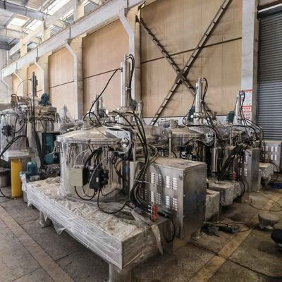 1200rpm η αυτόματη batch υποβάλλει τη μεταλλουργική ξύστρα κατώτατης απαλλαγής 500L για το χωρισμό τροφίμων σε φυγοκέντρωση
