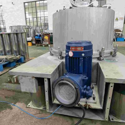 Το βιομηχανικό καλάθι μετάλλων 555L 850rpm υποβάλλει τη χειρωνακτική κατακόρυφο σε φυγοκέντρωση
