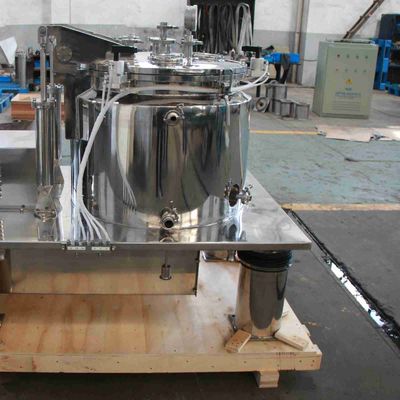 Το βιομηχανικό καλάθι εξαγωγής 100L πετρελαίου κάνναβης CBD υποβάλλει το καλάθι Floodable σε φυγοκέντρωση 1500rpm