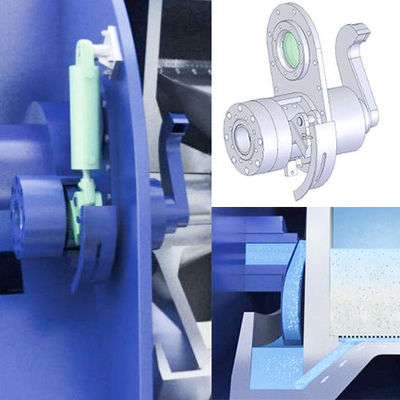 1400rpm οριζόντιο Peeler σιφωνίων χωρισμού σκονών υποβάλλει σε φυγοκέντρωση για το χημικό προϊόν